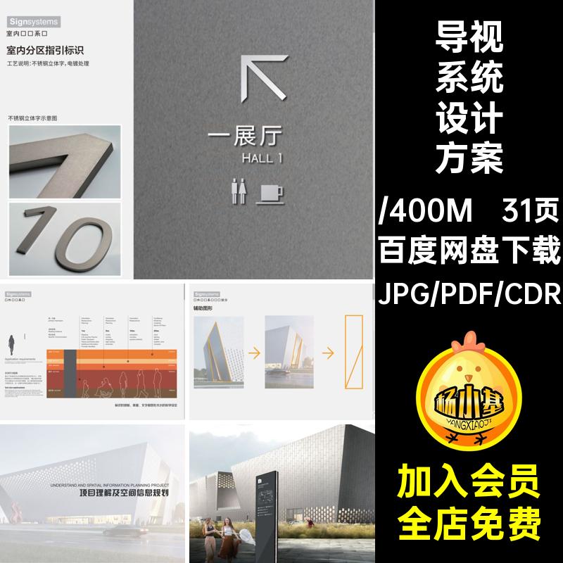 美术馆标识导视系统方案31页指示牌概念PDF素材标志设计方案汇报