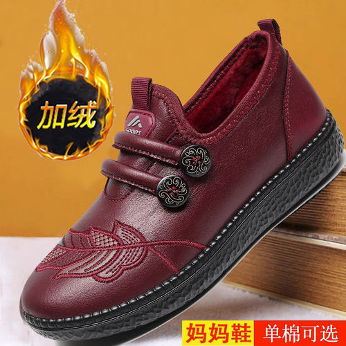 老北京布鞋薄绒防滑舒适轻便