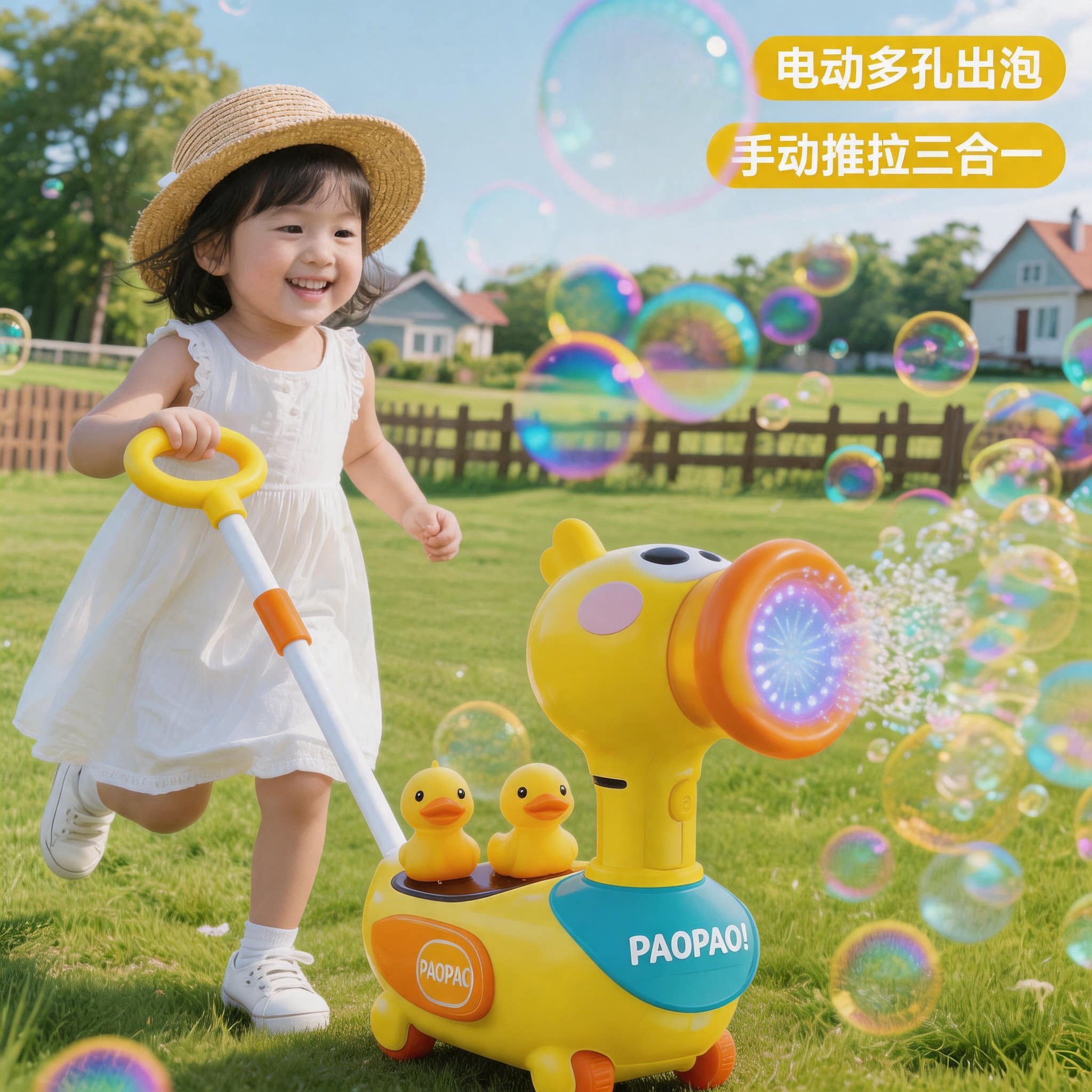 【万人选购】儿童手推泡泡机玩具图片