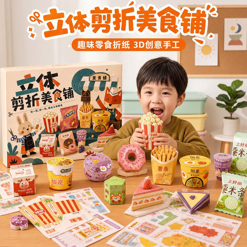 【万人选购】便利店折纸游戏手工