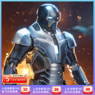 中动玩具复仇者联盟钢铁侠MK40猎枪超音速飞行装甲模型礼物