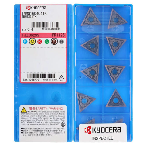 正品京瓷 Kyocera 数控刀片 TNMG160404-TK PR1125 不锈钢