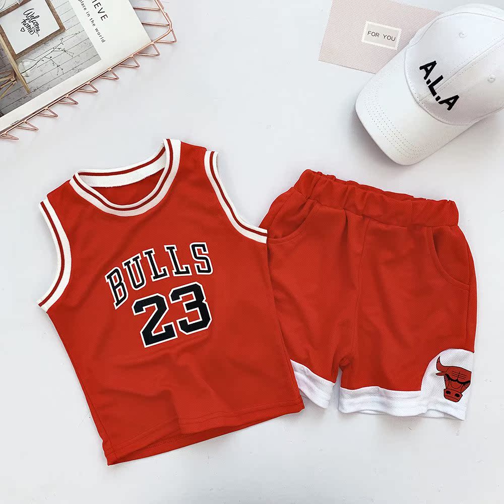 小童篮球服套装打篮球运动儿童男童女童幼儿园休闲2019夏款洋气11月06日最新优惠