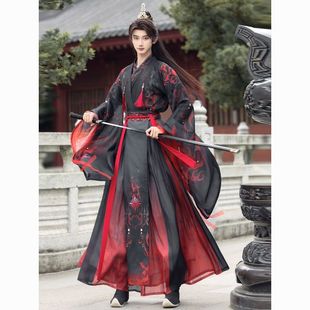 新款原创汉服套装魔道衍生老祖仙侠羡魏无羡cos武侠风古装服春秋