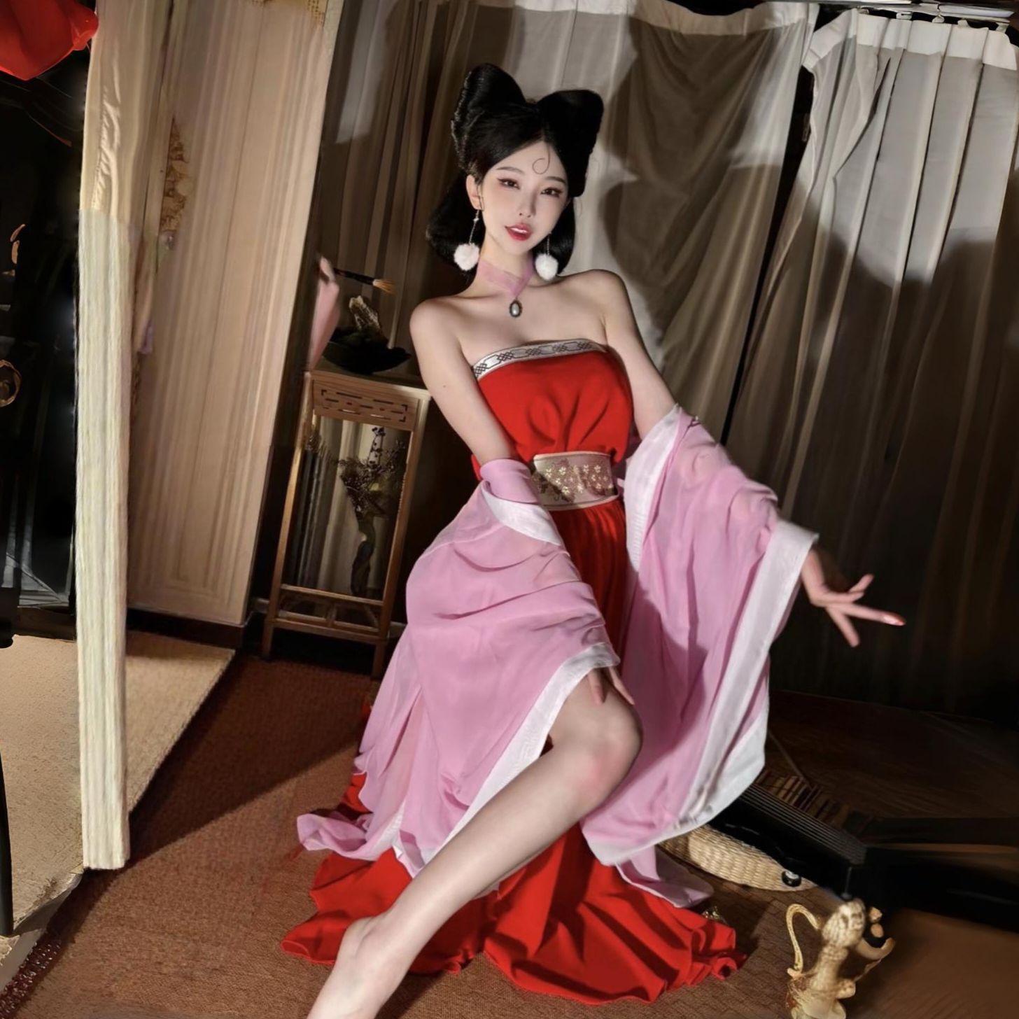 妲己cos服汉小橙子同款古