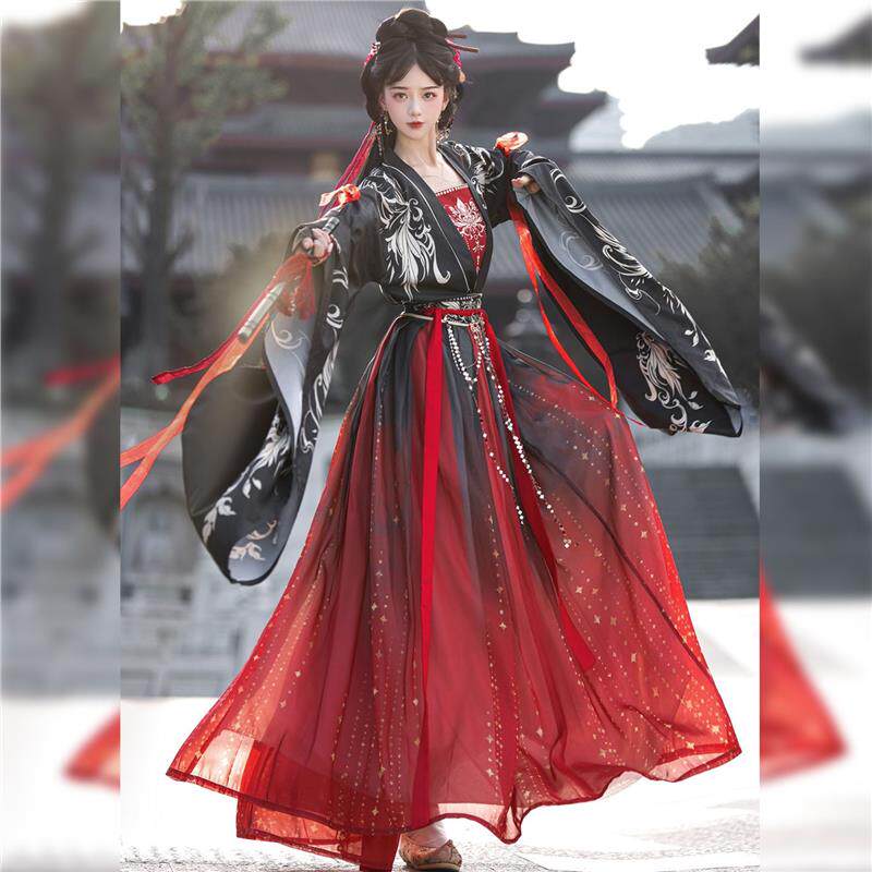 魏晋风汉服大袖cos小唯套