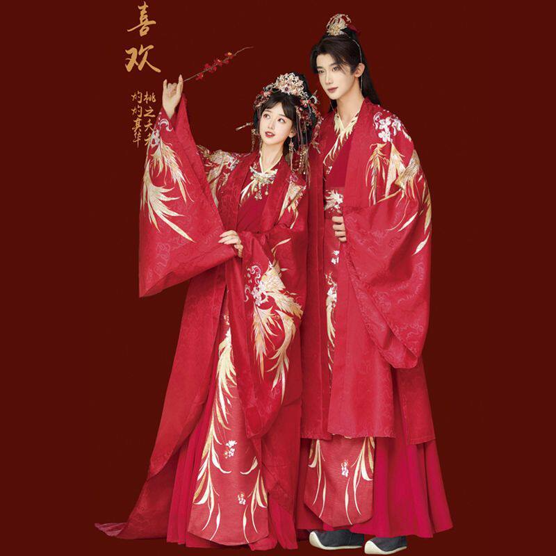 新款影楼情侣汉服中式宋制