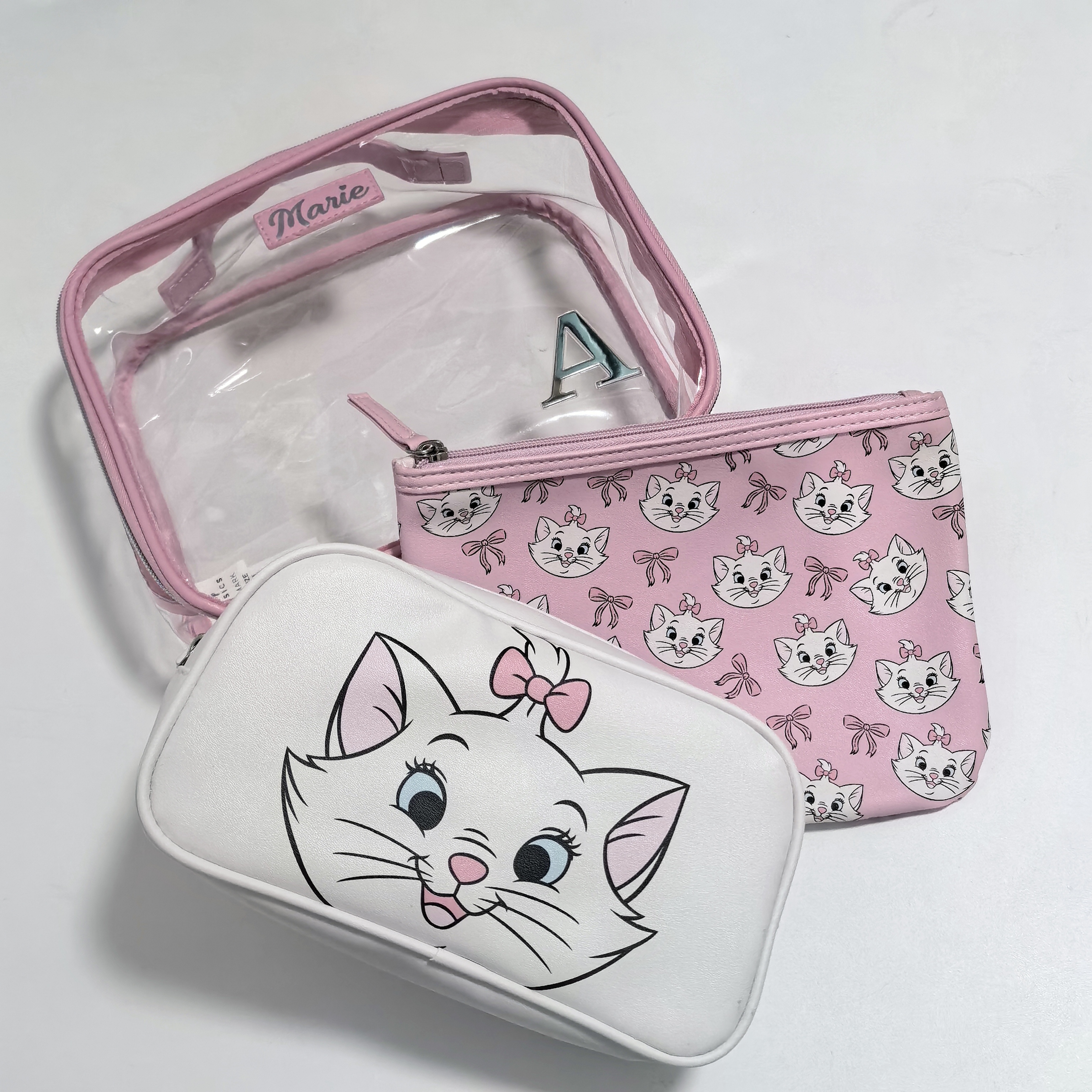 外贸出口英国 可爱卡通玛丽猫 3件套化妆包收纳包