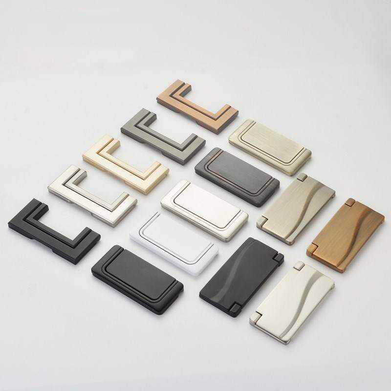 柜门隐形拉手橱柜按厨门螺丝抽屉衣厨防铰链定位器五金件