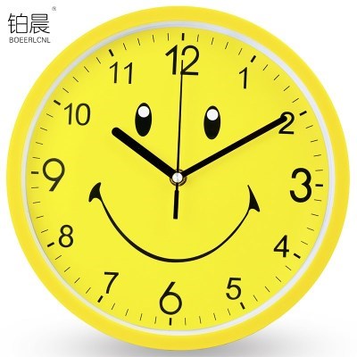 数字钟卡通幼儿园小挂钟简约小6寸小型会议厅餐厅挂表挂墙教室
