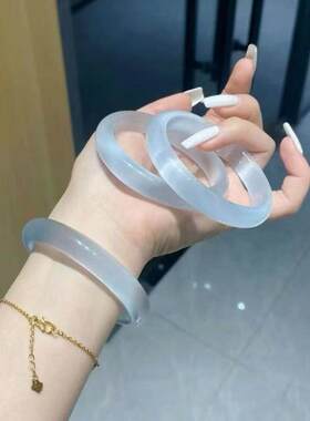 蜜桃乌龙手镯绝版奇玉粉