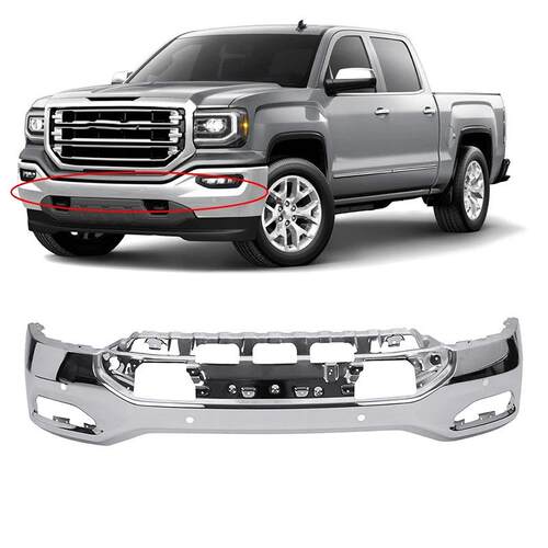 适用于2016-2018 GMC塞拉电镀前杠Front Bumper Chrome GM1002866