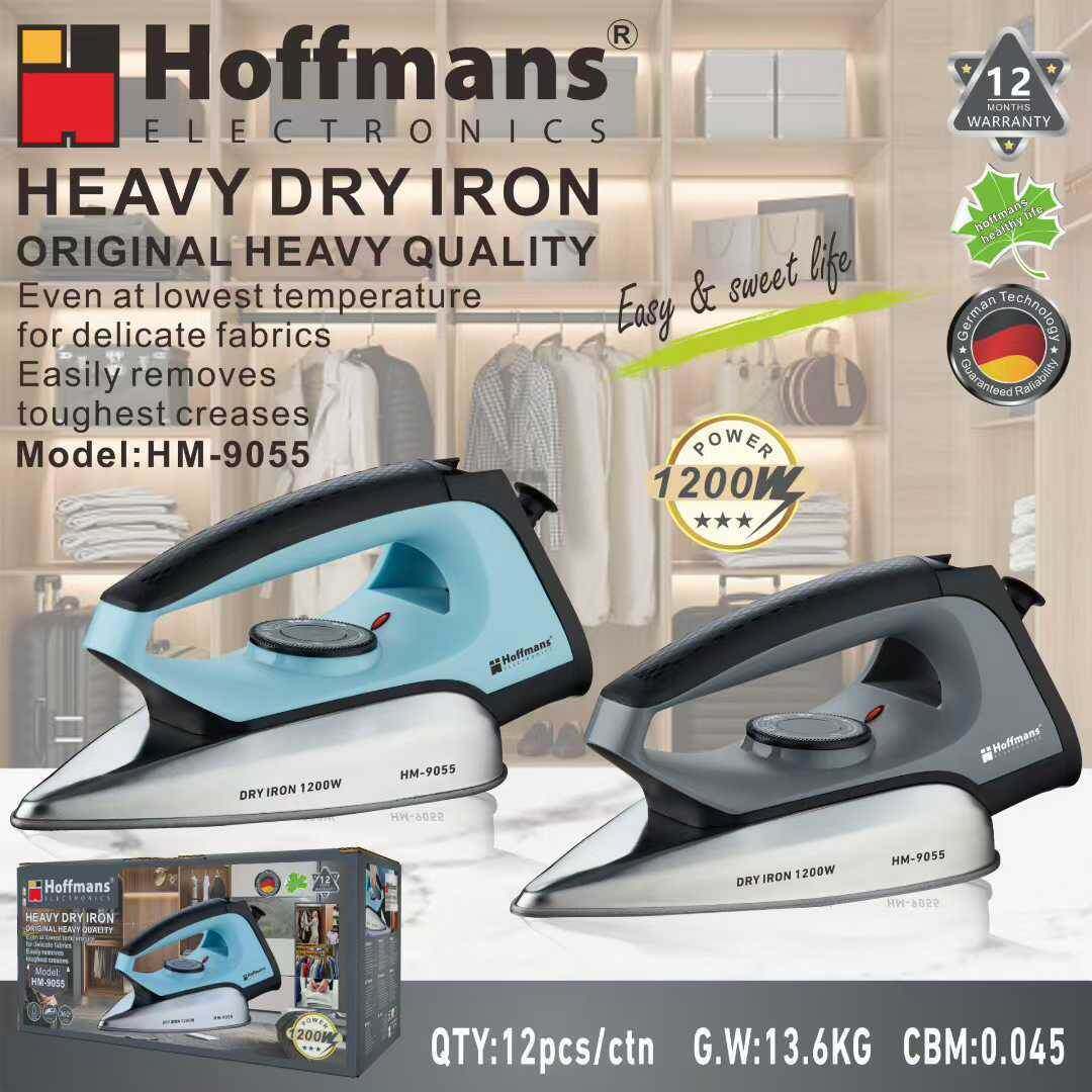 出口Hoffmans 电熨斗 9055 Electric Steam Iron 12pc/ctn