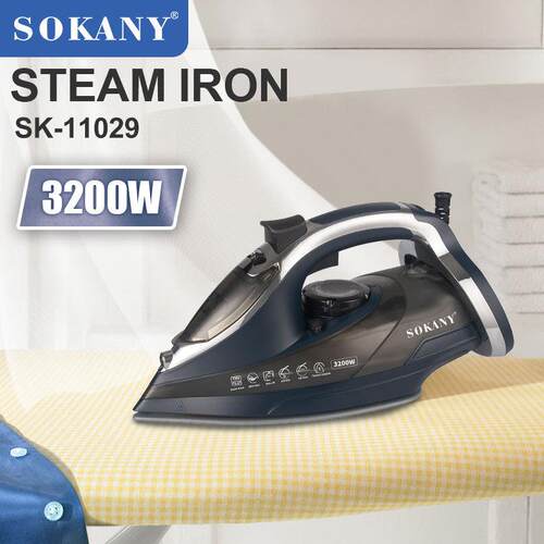 出口SOKANY11029电熨斗多功能防滴漏自动断电蒸汽熨斗STEAM IRON