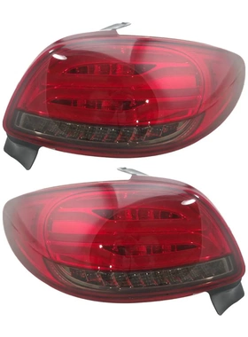 适用于标致04-08款206/207尾灯总成LED倒车灯刹车灯流水转向灯