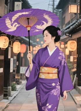 日式油纸伞古风道具吊顶装饰伞料理店居酒屋防雨樱花摄影红色雨伞