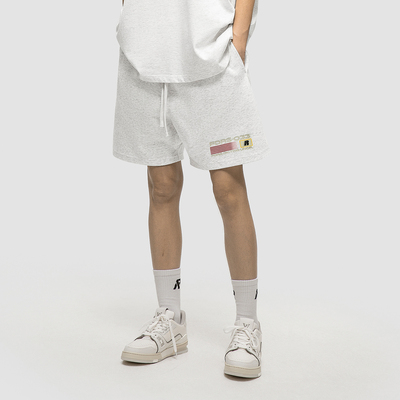 FDR 国潮美式R字图案印花短裤男女夏季宽松运动裤五分裤休闲裤子