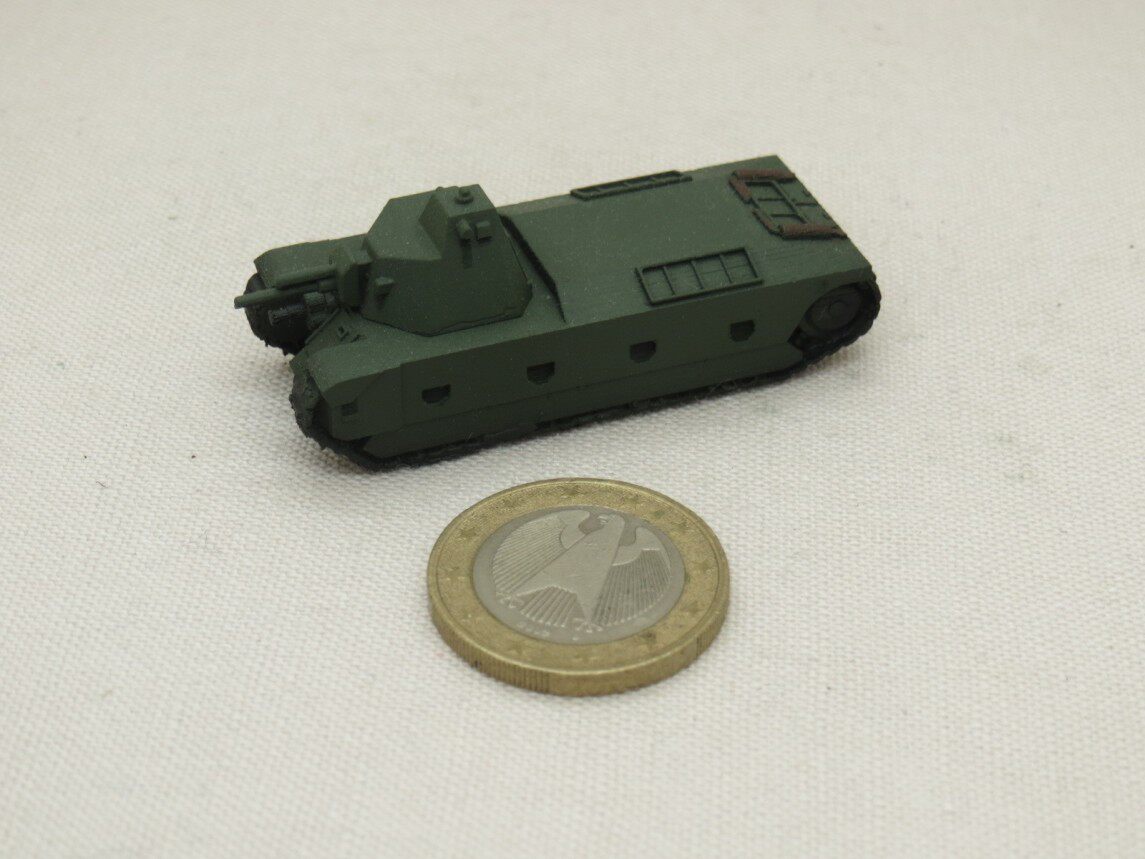 【展示】1/144二战法军FCM F4