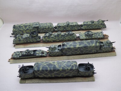 【展示】1/144 WWII German 装甲列车系列（九款）