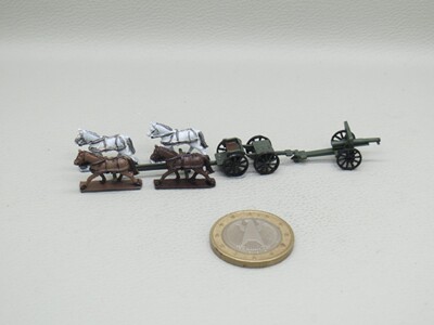 【展示】1/144二战法军 Horse drawn Cannon 75MM FIELD GUN
