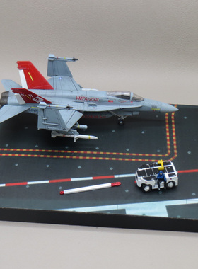 【展示】1/144 美国海军F/A18-SeaKnight + 航空母舰飞行甲板