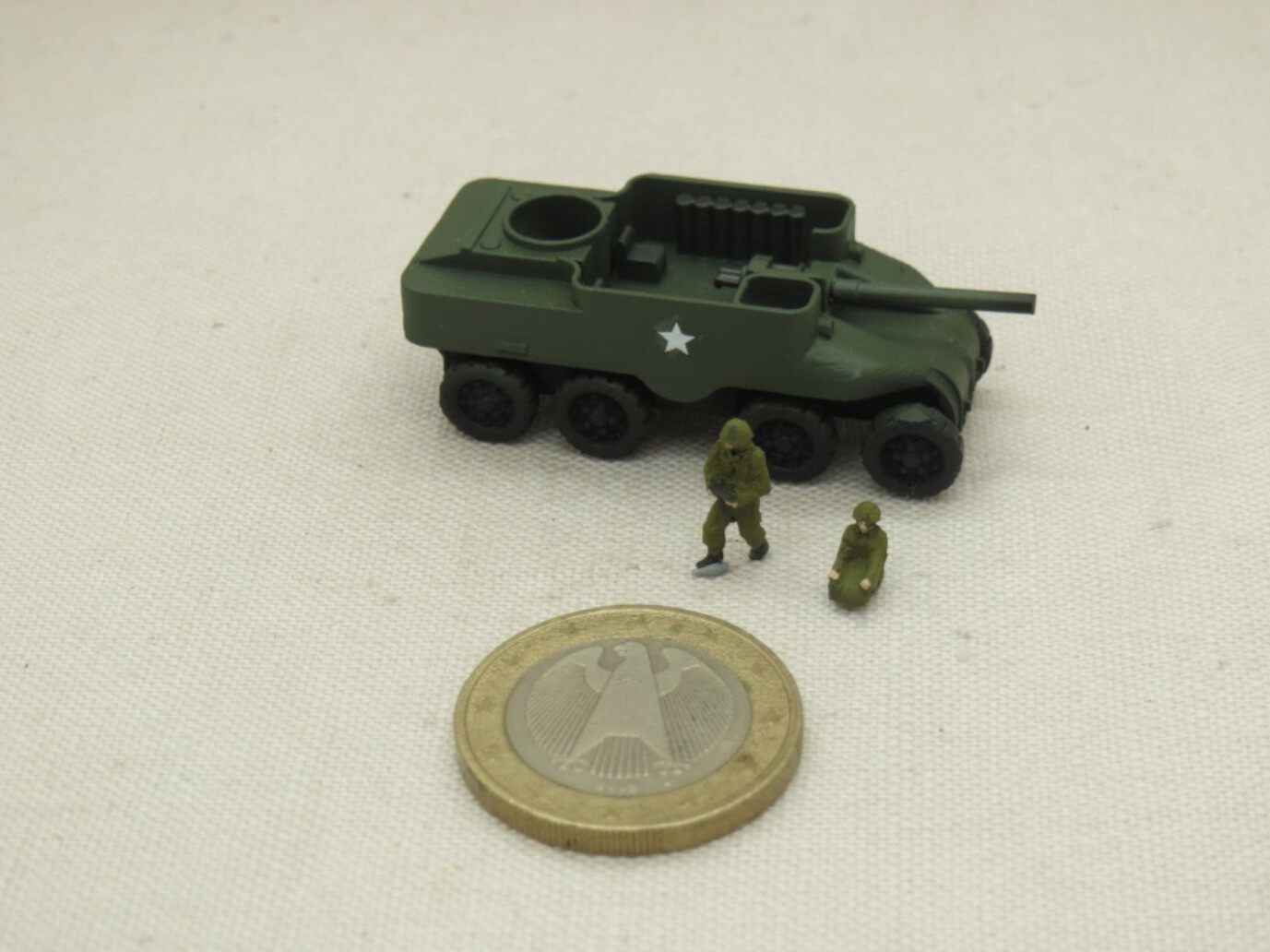 【展示】1/144 二战美军T坦克/军事战车