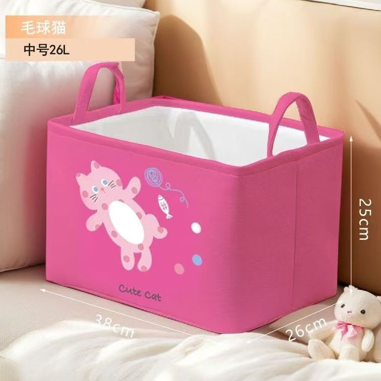 收纳筐布艺儿童玩具收纳箱脏衣服篮整理筐被子大容量收纳袋宿舍