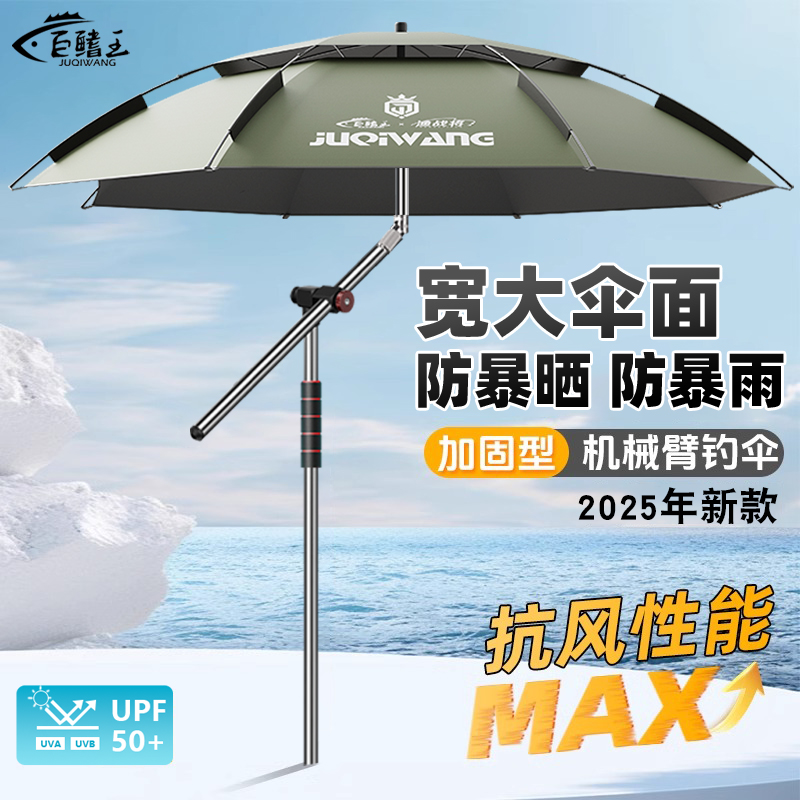 釣傘2025新款釣魚傘戶外露營雨傘