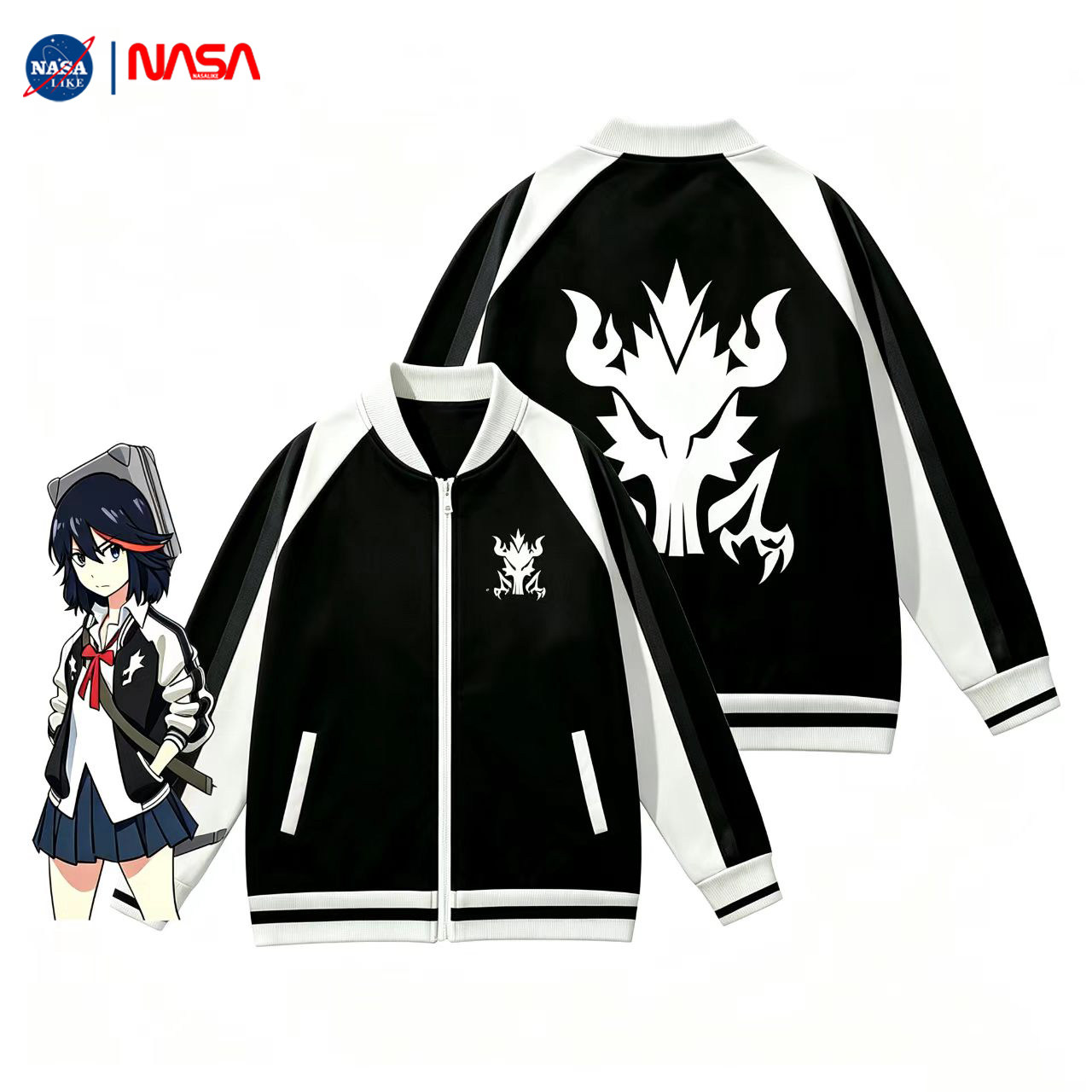 斩服少女缠流子同款二次元棒球服