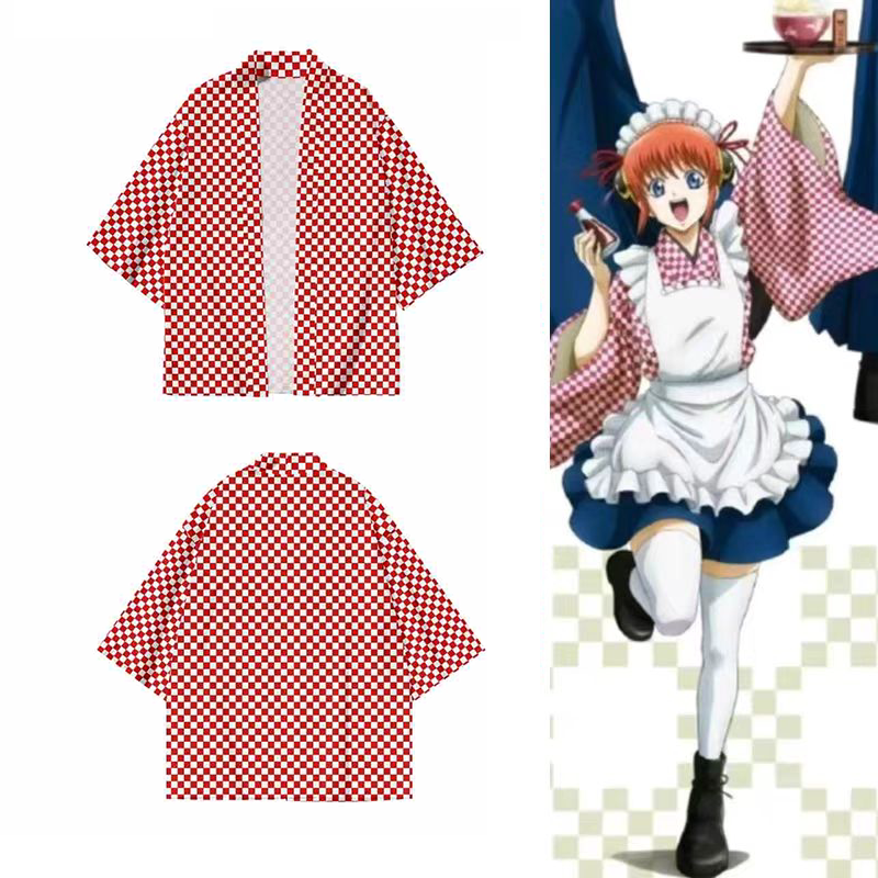 银魂银时神乐羽织和服方形袖COS