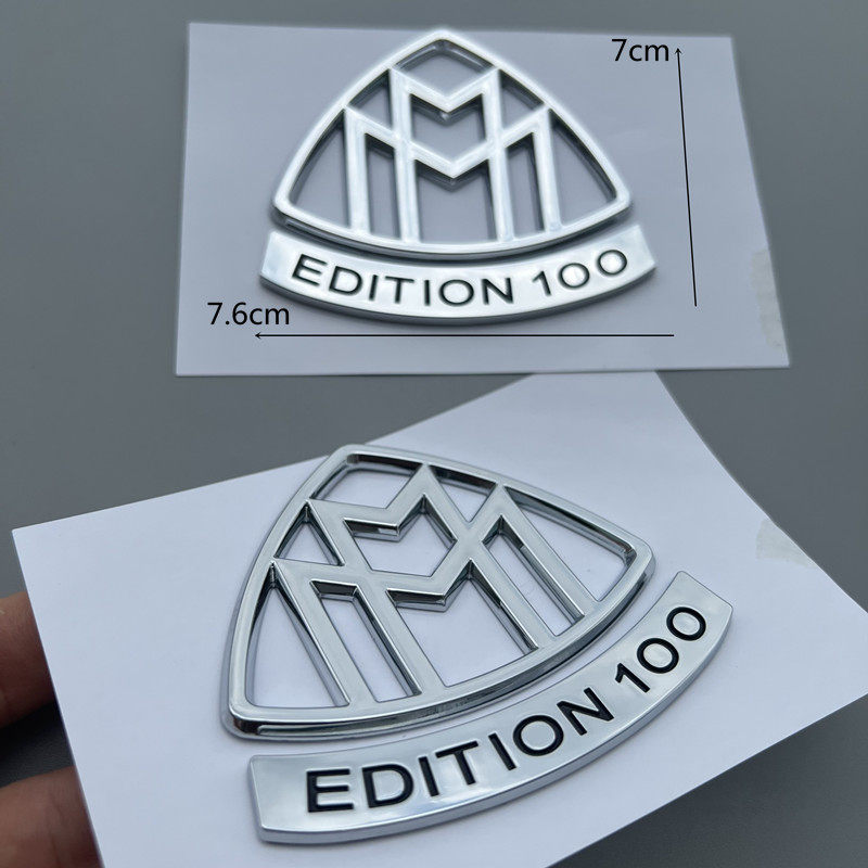 适用于迈巴赫S680纪念版车标奔驰S450 S560 S680改装侧标车头立标