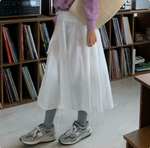 28 марта перехватывает заказы!Veve Korean Agent Agent Ins Blogger FD Выбранная юбка из белого ремня