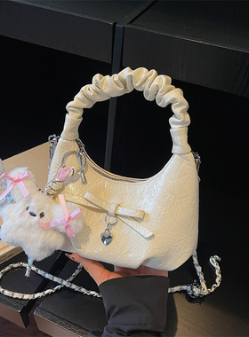 时尚百搭洋气小众手提包女2026新款高级质感简约休闲单肩包斜挎包