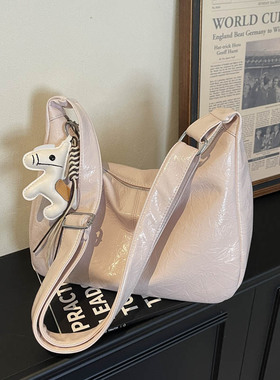 小众设计时尚百搭腋下包女2026新款高颜值轻奢复古通勤单肩斜挎包