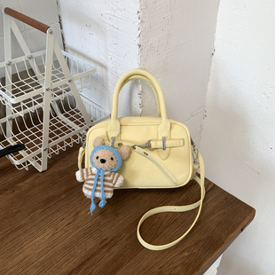 百搭小方包女简约通勤手提包爆款 高级小众单肩斜挎包 时尚 2026新款