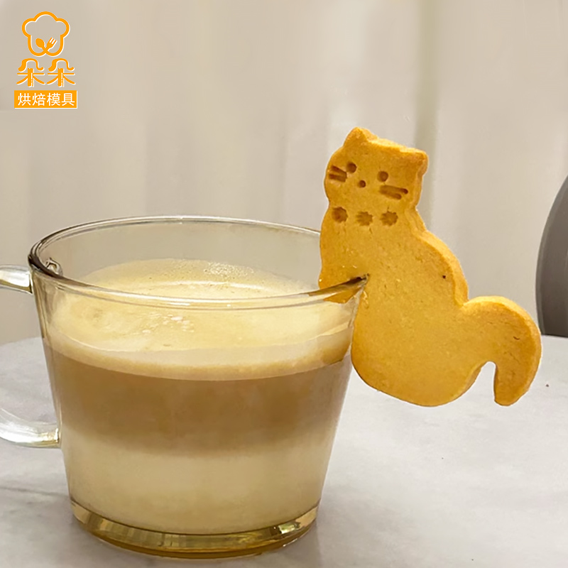 可爱挂杯猫咪卡通饼干模具