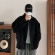 短款 呢子大衣秋冬季 新款 男装 休闲宽松韩版 英伦风翻领夹克毛呢外套