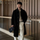 中长款 2025冬季 新款 毛呢大衣男士 加厚帅气韩版 英伦风潮流呢子外套
