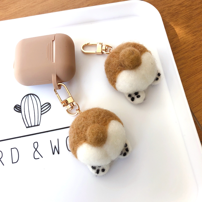 可爱小动物毛绒柯基屁屁airpods挂链钥匙扣创意宝宝挂件饰品狗狗|ruв категории Цифровые аксессуары, аксессуары для мобильных телефонов, аксессуары для мобильных телефонов, мобильный телефон/телефон цепь - от Buy2taobao.com для оказания профессиональной услуги покупки агента Taobao