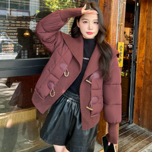 秋冬季新款女士棉衣棉服冬天女短款小个子棉袄夹棉外套保暖加厚