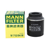 曼牌机油滤芯适配1.4T奥迪A1 A3高尔夫6速腾尚酷宝来途安W712 94M