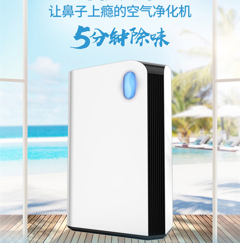 商用公室空气净化器 家用遥控WiFi负离子除菌净化机logo印制