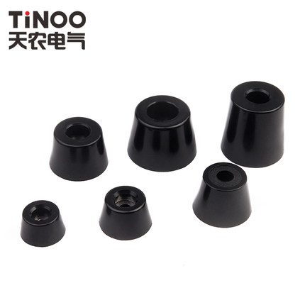 环保橡胶脚垫脚家具桌椅减震脚垫脚锥形带垫片仪器仪表机箱机脚