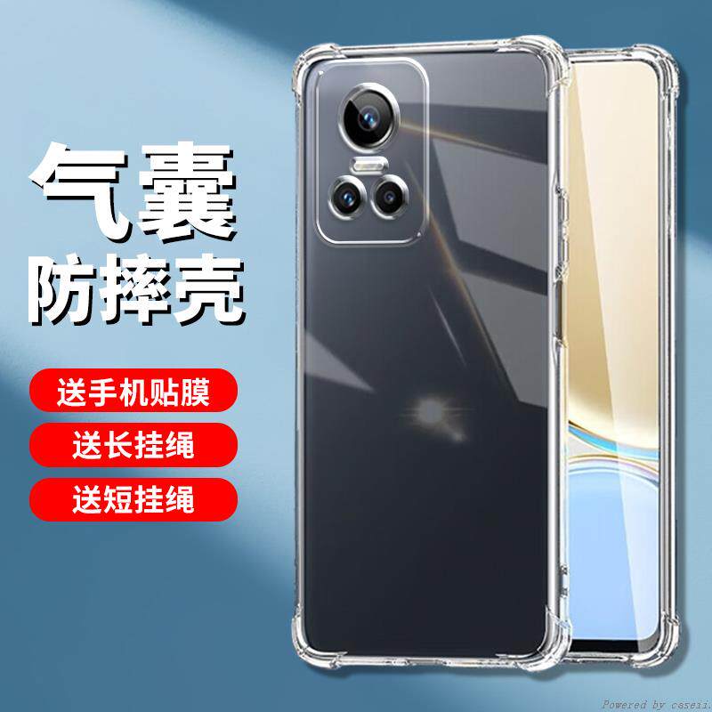 适用oppo realme真我GT Neo3壳透明软壳防摔保护套全包边气囊壳镜头防摩擦新款男简约女潮牌