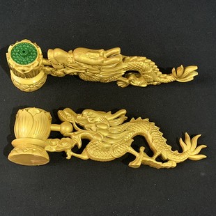 龙头手炉寺院寺院用品木雕实木水陆大殿焰口佛具树脂莲花手炉