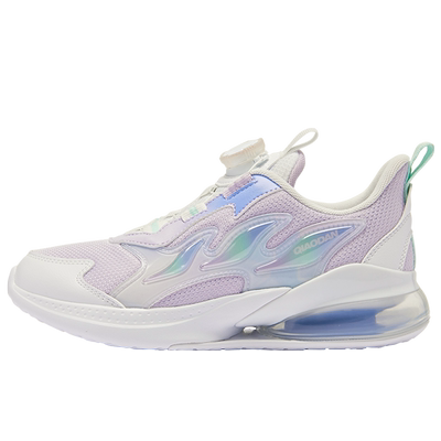 乔丹减震防滑纽扣女童儿童跑步鞋