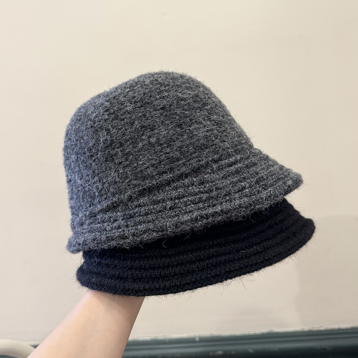 秋冬针织盆帽女百搭出街