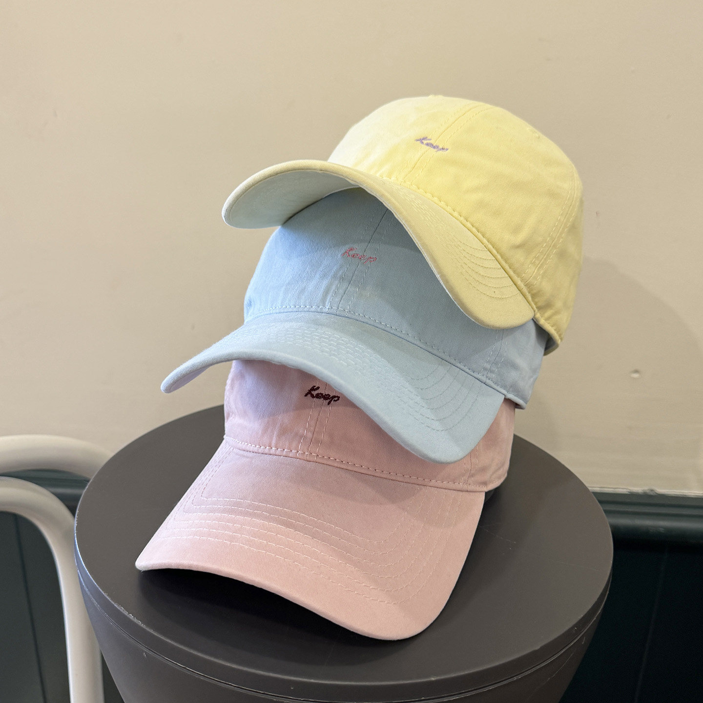 纯棉刺绣鸭舌帽女百搭图片