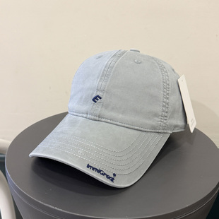 韩版 简约刺绣软顶鸭舌帽女春夏百搭出街显脸小棒球帽情侣休闲遮阳