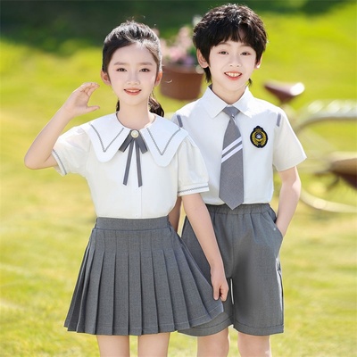 六一儿童合唱团演出服小学生朗诵比赛表演装夏季幼儿园毕业照班服